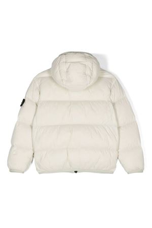 bomber in poliammide bianco STONE ISLAND KIDS | 811640328V0097